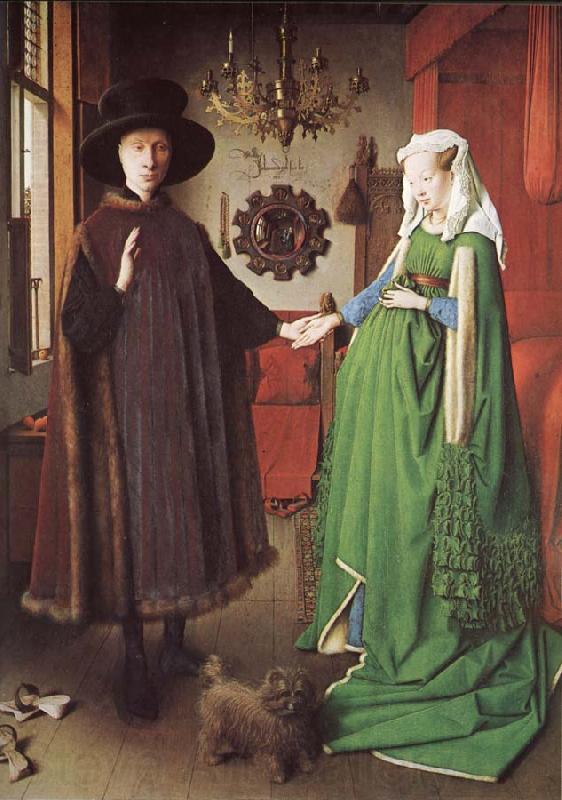 EYCK, Jan van The marriage of arnolfini Spain oil painting art